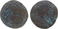 Niederlande Rechenpfennig Kupfer Karl II von Spanien (1665-1700), Brüssel, Finanzkammer, Brustbild nach rechts im Harnisch und Mantel / gekrönter mehrfeld -