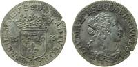 Tassarolo Luigino Ag Livia Centurioni Oltremarini Malaspina (1658-1667), 5 Sols oder 1/12 Ecu, Einriß, etwas Belag -