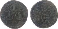 Niederlande Jeton Kupfer Cools Jean - Schatzmeister in Brüssel, Wappen und Favete / Waage, ein Beutel mit Münzen und Münzgeräte, ca. 32 MM -