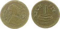 Rechenpfennig Miniatur-Rechenpfennig Messing Louis König von Frankreich., Nürnberg, Büste nach links / Springbrunnen, ca. 10,5 MM -