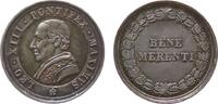 Vatikan Prämienmedaille o.J. Silber Leo XIII (1878-1903) - für Verdienste, Büste nach rechts / Bene Merenti, ca. 26,2 MM, ca. 10,38 Gramm UNC-
