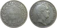 Frankreich 5 Francs Ag Louis Philippe I, A (Paris) -