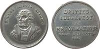 Reformation / Religion Medaille Silber Luther Martin (1483-1546) - auf die 300 Jahrfeier der Reformation am 31 Oktober 1817, unsigniert, ca. 24 M...