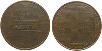 Kalendermedaille Kalendermedaille Bronze Franz I. (II.)(1792-1835) als Kaiser - auf den Jahrestag der Proklamationsfeier, v. Guillemard (Prag), ca. 48,9 MM, Stemp -