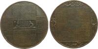 Kalendermedaille Kalendermedaille Bronze Franz I. (II.)(1792-1835), Kaledarium in Kreuzform / Kalendarium in Tabellenform, v. Guillemard (Prag), ca. 48,9 MM, Mont -