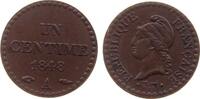 Frankreich 1 Centime Br Dupré, A, Gadoury 84 -
