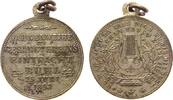 Musik tragbare Medaille Bronze versilbert Bühl - Fahnenweihe des Gesangsvereins, ca. 29 MM -
