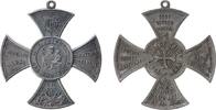 Vatikan Tatzenkreuz 1892 Bronze versilbert (?) Leo XIII. - Antonius von Padua (1195 +1231), Ablass, das Kreuz trägt den Bannspruch des heiligen A...