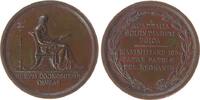 Bayern Preismedaille Bronze Maximilian I. Joseph (1806-1825) - Akademie der Wissenschaften, Bayern, Platon sitzt nach rechts und hält Schriftrolle in -