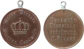Bayern Dienstauszeichnung Bronze Landwehr Dienstauszeichnung II. Klasse, Bayern, ca. 25 MM, andere Öse nachgelötet -