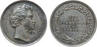 Bayern Schulpreismedaille Silber Ludwig I. (1825-1848) - dem Wohlverhalten und Fleisse, Bayern, Büste nach rechts / Mehrzeiler, v. Neuss, 25 MM, ca. 6,4 G -