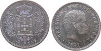 Portugal 500 Reis Ag Carlos I -