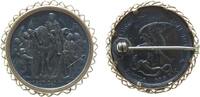 Gelegenheitsmedaillen Brosche div. Wilhelm II (1888-1918) - Zweimark 1913, Patina, eingefaßt in einer Bronzefassung (Nadel intakt), ca. 32,5 MM -
