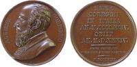 Italien Suitenmedaille Bronze Correggio Antonio Allegri da (1494-1534) - italienischer Maler, Büste nach links / Mehrzeiler, v. Donadio, ca. 41 MM, Ran -