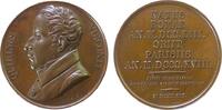 Italien Suitenmedaille Bronze Visconti Ennio Quirino (1751-1818) - italienischer Archäologe und Numismatiker, Büste nach links / Mehrzeiler, v. Caque, -