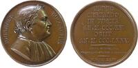 Italien Suitenmedaille Bronze Boccacius Johannes (Giovanni) (1313-1375) - italienischer Dichter, Büste nach rechts / Mehrzeiler, v. Wolff, ca. 41,5 MM, -