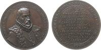 Franz Josef I (1848-1916) Medaille Bronze Graz - auf die 300-Jahrfeier der Universität, Brustbild von Karl II. Erzherzog von Österreich halbrechts / Mehrzeiler, v. -