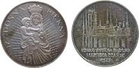 Polen Medaille Bronze versilbert Danzig - auf die Piekna Madonna, Madonna / Dom, ca. 35,2 MM -
