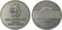 Kalendermedaille Medaille Bronze versilbert Universitätsbund Innsbruck, v. Köttenstorfer, ca. 40 MM, mattiert -