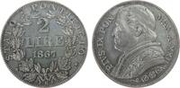 Vatikan 2 Lire Ag Pius IX, A XXI -