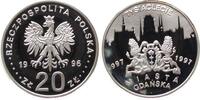Polen 20 Zlotych Ag 1000 Jahre Danzig, etwas fleckig -