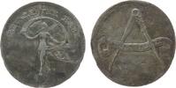 Bergbau Medaille Silber Ernst August (1679-1698) - auf den Harzer Bergbau, Braunschweig-Calenberg-Hannover, Nackte Fortuna mit Segel auf Weltkuge -