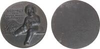 Medicina in nummis Medaille Eisenguß Geburtshilfe - Gedenket der Säuglinge und Kinder, Kleinkind vor Füllhorn, einseitig, ca. 62,5 MM -