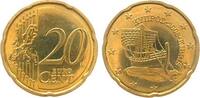 Zypern 20 Cent AlBr Schiff Kyrena -