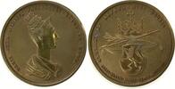 Medaille 1836 Personen Bronze Ferdinand I (1835-1848) - auf die böhmische Krönung, Brustbild der Kaiserin Maria Anna / ..ET ALTERA MIHI PATRIA - ...