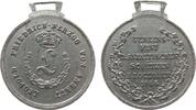 tragbare Medaille 1864 Zinn Leopold Friedrich (1817-1871) - auf das Vereinsfest der Anhaltischen Schützen, Anhalt - Dessau, Gekröntes Monogramm /...