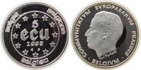 Belgien 5 Ecu Ag EG-Präsidentschaft, 25.000 Ex., lose -