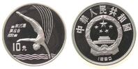 China VR 10 Yuan Ag Olympiade, Turmspringen -
