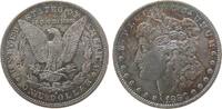 USA 1 Dollar 1880 Ag Morgan, S (San Francisco), hübsche Patina AU