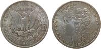 USA Dollar 1899 Ag Morgan, O (New Orleans), leichte Patina fast stgl