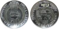 Indien Republik 50 Rupie Ag FAO, Bombay -