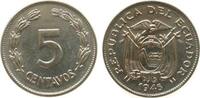 Ecuador 5 Centavos KN . -