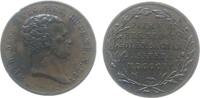 Niederlande Medaille Bronze Wilhelm I. (1772-1843) - auf seine Krönung, Großherzog von Luxemburg, Herzog von Limburg, Prinz von Oranien etc., Büste n -