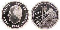 Spanien 10 Euro Ag Olympische Winterspiele in Torino 2006, Slalomlauf -