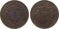 Uruguay 4 Centesimos Br H, kleine Randstöße -
