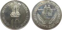 Indien Republik 10 Rupie KN FAO, Bombay, etwas fleckig -