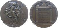 Medaille 1907 Medicina in nummis Bronze Stuttgart -  auf die Einweihung des Krematoriums, Medicina in nummis, zwei emporsteigende (weibliche und ...