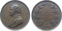 Personen Medaille Bronze Schütze Karl Heinrich Ferdinand (1778-1860) - auf seinen 73. Geburtstag, Gründers der Dresdner Blindenanstalt, Brustbild -