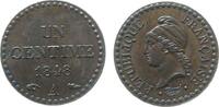 Frankreich 1 Centime Br Dupré, A, Gadoury 84 -