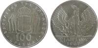 Griechenland 100 Drachmai Ag 67er Revolution -