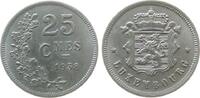 Luxemburg KN Charlotte 25 Centimes 1938 ss-vz