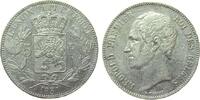 Belgien 5 Francs Ag Leopold I, ohne Punkt über Datum -
