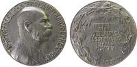 Franz Josef I (1848-1916) Medaille Eisen versilbert Franz Joseph I. (1848-1916) - auf die Jubiläumsausstellung in Prag, und das 60jährigen Regierungsjubiläums des -