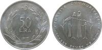 Türkei 50 Lira Ag FAO - Familie -