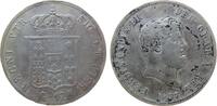 Neapel u. Sizilien 120 Grana Ag Ferdinando II, Piaster, Pag.223, leicht justiert, Belag, kleine Randstöße, ca. 27,1 Gramm -