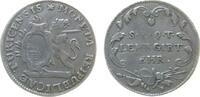Schulprämie Schulprämie Silber Zürich - Schulprämie, Löwe hält Züricher Wappen / Schrift: S.P.Q.T - LEHR GIBT EHR, ca. 24,8 MM, ca. 3 Gramm, Prägeschwäc -
